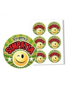 BOLLINI PER COCCARDA PERSONALIZZABILE PREMIO SIMPATIA 6PZ