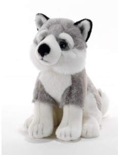CAGNOLINO  TOMSKY HUSKY SIBERIANO GRIGIO BIANCO 29 CM