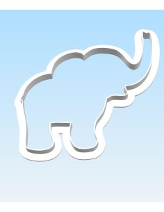 TAGLIAPASTA BISCOTTI ELEFANTE  10 CM  IN PLA