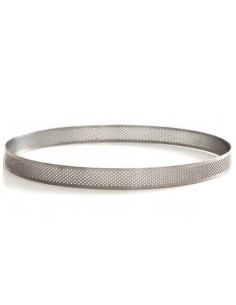 ANELLO MICROFORATO IN ACCIAIO INOX 15X2H 2