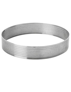 ANELLO MICROFORATO IN ACCIAIO INOX 20X3,5H 2