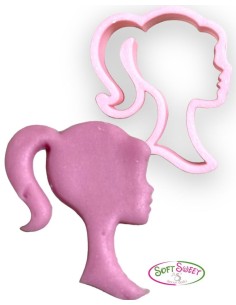 TAGLIABISCOTTI VISO BARBIE 5X4 CM