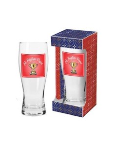 BICCHIERE BIRRA IN VETRO AL MIGLIOR PAPA' 500 ML