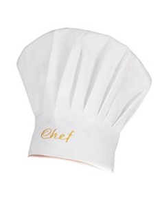 CAPPELLO DA CHEF BIANCO 57 CM