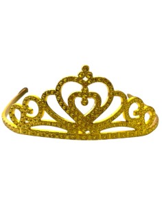 CORONA IN PLASTICA ORO 1 PZ