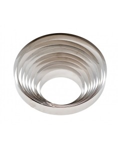 CERCHIO INOX Ø 10x4,5h cm.