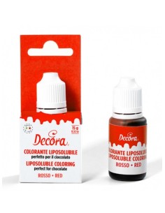 COLORANTE ALIMENTARE LIPOSOLUBILE ROSSO LIQUIDO 15 GR