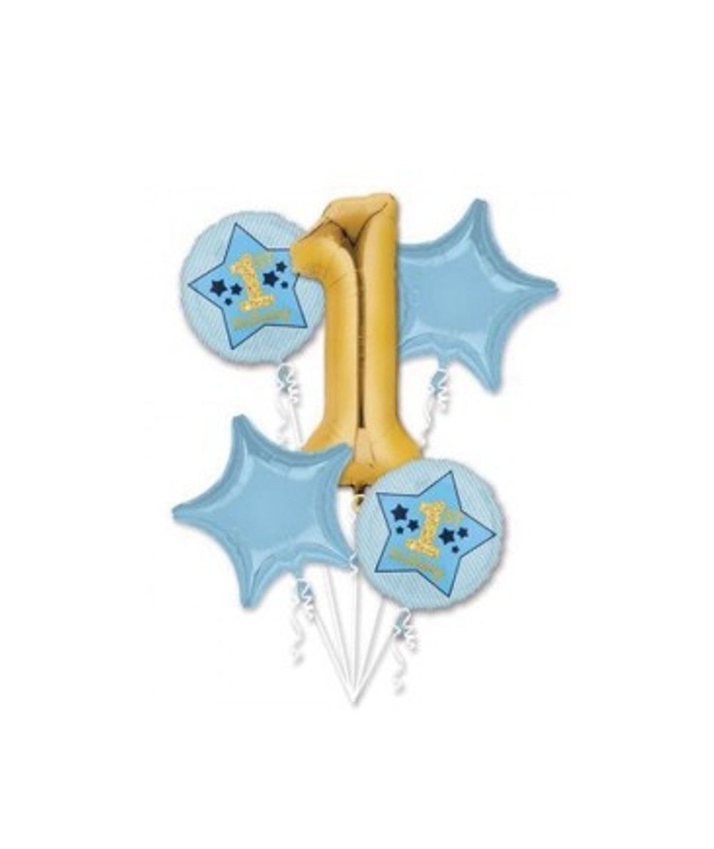 6 Palloncini trasparenti e coriandoli oro per il compleanno del tuo bambino  - Annikids