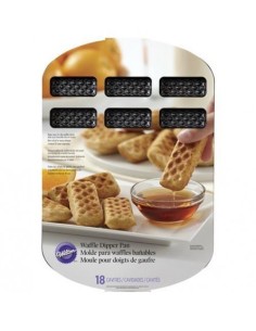 PIASTRA ANTIADERENTE MINI WAFFLE 18 CAVITA'