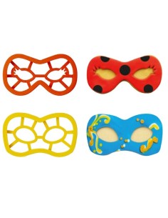 SET 2 TAGLIAPASTA MASCHERE CARNEVALE IN PLASTICA