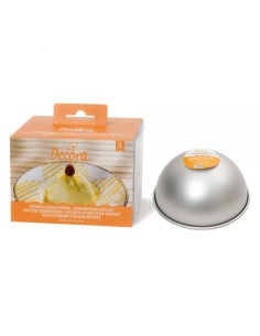 STAMPI MEZZA SFERA IN ALLUMINIO ANODIZZATO 10X5,2H  3PZ