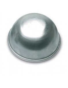 STAMPO IN ACCIAIO MEZZA SFERA IN ALLUMINIO ANODIZZATO 10PZ 5HX2,3CM