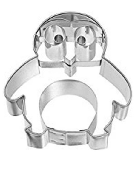 STAMPO TAGLIAPASTA PINGUINO IN ACCIAIO INOX 9,5CM